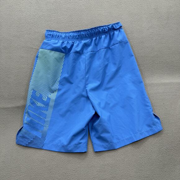 Nike Shorts Mens Small Blue Dri-FIT Mesh Liner Elastic Waist Drawstring Swoosh - Picture 2 of 9